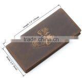 100% Handmade Bifold Calf Leather Men Wallet Fashion Genuine Leather Wallets thumbnail-6