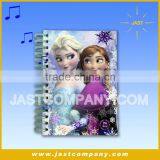 A5 Size Customized Spiral Binding School Music Notebook thumbnail-3
