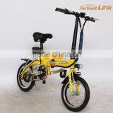 Mini Electric Bike Collapsible Electric Bike With Pedals Assisting BC_P for Sale thumbnail-2