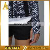 Fashion Outdoor Sports Wear Polyester Camouflage Woman Spandex Jacket thumbnail-4