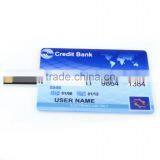 100% Custom Promotional Credit Card Business Card USB Flash Drive Real Capacity Memory Stick Logo Printing Wholesale Bulk thumbnail-4