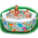 Blue Color Giant Pentagon Inflatable Pools For Sale thumbnail-3