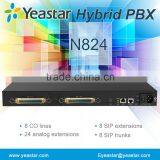 Yeastar N824 New Cost-effective Hybrid Analog PBX System With 8 CO Lines 24 Analog Extensions thumbnail-4