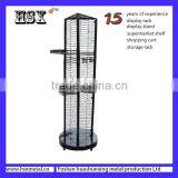 Metal Origins Cosmetics Rotating Shelf With Hook, Basket, Shelf HSX-S704