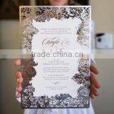 Puberty Ceremony Invitation Card Royal Acryl Made Card With Fashional Pattern