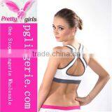 Seamless Bra,silver White Rhinestone Bras,sportswear M1226 thumbnail-3