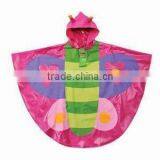 Waterproof disposable cheap ladies transparant pvc poncho raincoat