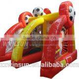 EN14960 Soccer Fever Inflatable Soccer Goal Kick Shooting