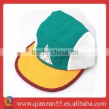 Mesh Volley 5 Panel Hat Cap Yellow Brim 5 panel mesh cap trucker hats