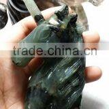 Natural Gemstone Hand Carved Animal Statue Labradorite Unicorn for Decoration