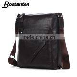 Real Leather Long Strap Men Shoulder Messenger Bag Laptop Bags thumbnail-1