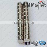 Cylinder Neodymium N52 Magnet 6 mm Diameter thumbnail-1