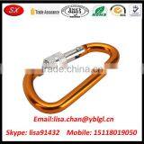 Custom Blue Anodized Aluminum Climbing Carabiner With Big Breaking Power thumbnail-4