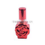 Unique Design Mini Rose Flower Shaped Colored Screw Spray Glass Bottle Empty Glass Perfume Spray Bottle thumbnail-2