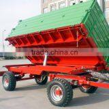 e Euro Style Tractor Use Hydraulic 5 Ton~10T,heavy Duty Farm Tipping Trailer,farm Dump Wagon ,rear and Side Tipping With thumbnail-2