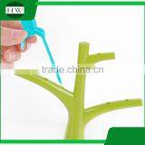 Eco Plastic Tableware Kid Cartoon Tree Humming Bird Birdie Fruit Fork Set thumbnail-3