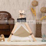 2016 Best-selling Dog Cat Pet Furry Babies House Bunk Bed Tent Carrier Cage Teepee Tipi Soft Factory for Wholesale thumbnail-3