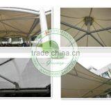 Low Cost Waterproof White PVC Coated Fabric Tensile Building thumbnail-3