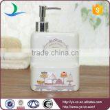 Best Selling Products Square Dessert Ceramic Hotel Liquid Soap Dispenser thumbnail-3