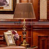 Brown Color Lampshade K9 Crystal Table Lamp thumbnail-1