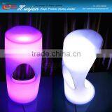 Led Plastic Bar Stool/Huajun Popular Bar Stool Chair /high Stool for Bar thumbnail-4