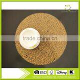 Round EVA Insulation Stain-resistant Dining Room Placemats - Set of 12 thumbnail-2