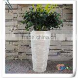 Fiberglass Urns Planter Golden Polyresin Flower Pot thumbnail-2