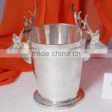 Brass Wine Champagne Bucket, Crystal Wine Chiller Champagne Bucket thumbnail-1