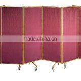 Rose Color Furniture for Sale Folding Screen Room Divider for Home Office Hotel Used
