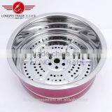 Colorful Red Stainless Steel Steam Steel Lids Stockpot thumbnail-4