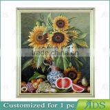 Beautiful Glass Painting Designs Pictures of Flowers thumbnail-1