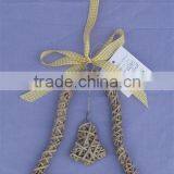 Christmas Decoration Wicker Bell thumbnail-1