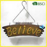 Outdoor Garden Believe Sign for Metal Home Decor thumbnail-1