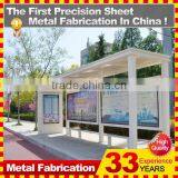 Outdoor Furniture High Quality Bus Shelters With Advertising Billboard thumbnail-1