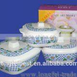 6-8 Inch Melamine Three Piece Square Bowl, Plastic Bowl thumbnail-1