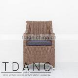 Largo Wicker Dining Chair - Vietnam Poly Rattan - Outdoor Patio Furniture thumbnail-3