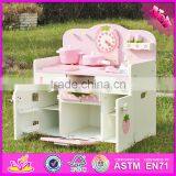 2016 New Design Preschool Home Play Wooden Strawberry Kitchen Set for Toddlers W10C148 thumbnail-5