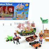 Plastic Pirate Toys For Kids/Pirate Set With Music And Light thumbnail-1