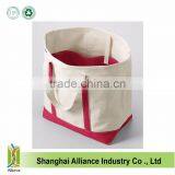 2015 Wholesale Custom Color Simple Design Student Canvas Tote Bag Catch Bag thumbnail-2