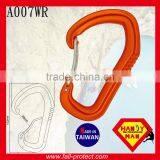 25KN Wire Gate Hammock Aluminum Carabiner For Mountain Climbing thumbnail-3