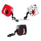 15ft Automatic Outdoor Retractable Dog Leash Hands Free Dog Leash With Bag Flashlight LED Light thumbnail-1