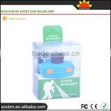 Multi Function Camping Headlamp 500Lm 3 Mode Red/White Light Led Headlamp thumbnail-5