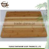 Hot selling eco-friendly natural square bamboo cuttingboard