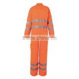 Working Suits Of Orange Colors For Workwear Reflective Safety Coverall thumbnail-1