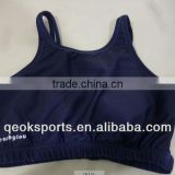 sublimation printing cheerleading uniforms,crop top ,training bra