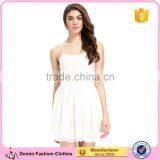 Domin Fashion Sleeveles Embroidery Fabric Dresses Women Summer thumbnail-1