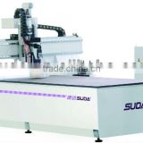 SUDA hot sale auto tools changer CNC ROUTER,side feeding material woodworking machine for furniture
