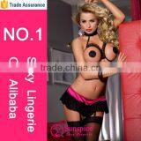 Fashion Plump Women Sexy Mature Plus Size Lingerie thumbnail-1