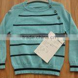 Rib-Knit Trim Throughout Knitted Sweaters For Children (BKN5586) thumbnail-1