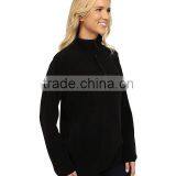 OEM Service Women Knitted Light Weight Pocket Decoration Left Chest Pullover Sweater Made in China thumbnail-3